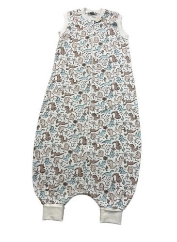 Wikids Hálózsák tipegő pamut 1 rétegű #74-80 mogyi-türkiz dínó