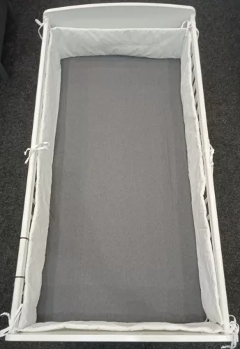 Wikids Ágyrácsvédőpánt vászon 360 cm fehér