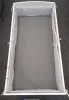 Wikids Ágyrácsvédőpánt vászon 360 cm szürke