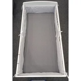 Wikids Ágyrácsvédőpánt vászon 360 cm szürke