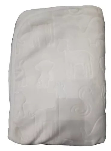 Wikids Takaró wellsoft #2 rétegű #70x90 #ekrü állatos