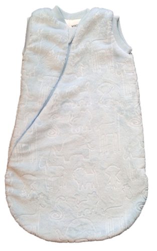 Wikids wellsoft hálózsák 2 rétegű ujjatlan #80-86 kék állatos