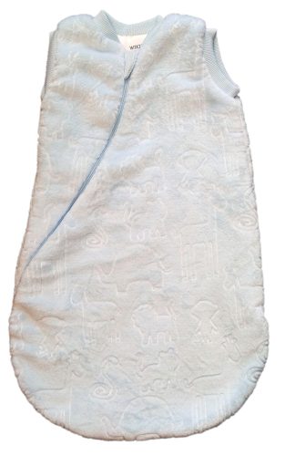 Wikids wellsoft hálózsák 2 rétegű ujjatlan #68-74 kék állatos