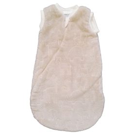   Wikids wellsoft hálózsák 2 rétegű ujjatlan #62-68 mogyoró állatos