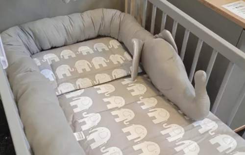 Wikids hengerpárna #szürke elefántos KIFUTÓ