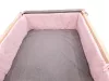 Wikids Ágyrácsvédőpánt vászon 360 cm rózsaszín