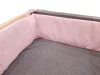 Wikids Ágyrácsvédőpánt vászon 360 cm rózsaszín