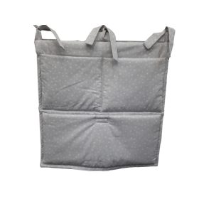 Wikids zsebes tároló - vászon #szürke-fehér csillagos