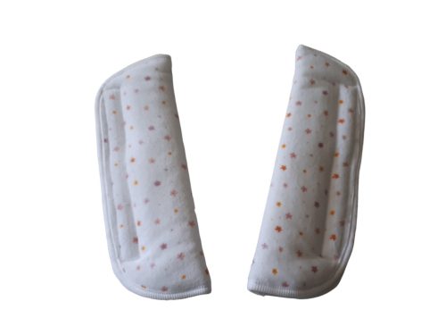 Wikids Övpárna autósülésbe plüss #fehér-színes virágos