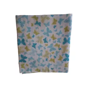 Wikids Takaró pelenka anyagú 80x90 türkiz lepkés