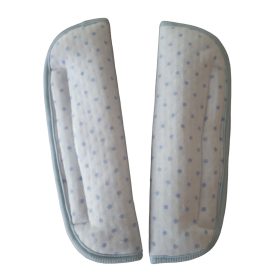   Wikids Övpárna autósülésbe pamut #fehér-világoskék csillagos