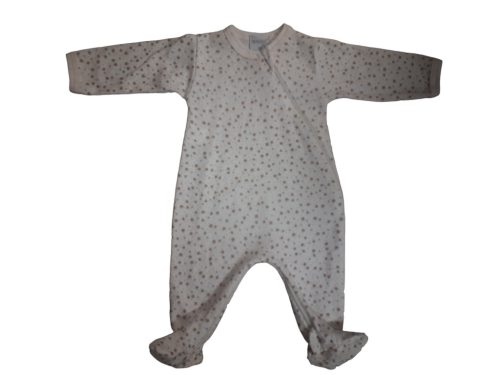 Wikids pamut hosszú ujjú cipzáras rugi #56 pasztel apró virágos