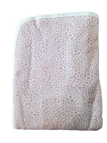 Wikids Takaró #plüss #3 rétegű #70x90 #rózsaszín apró mintás