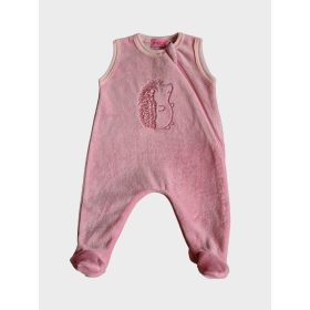   Wikids plüss ujjatlan cipzáras rugi #56 hímzett mályva sünis