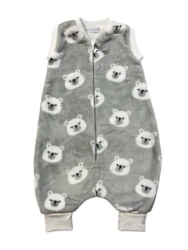 Wikids Hálózsák tipegő #wellsoft #2 rétegű #80-86 #szürke-macifej