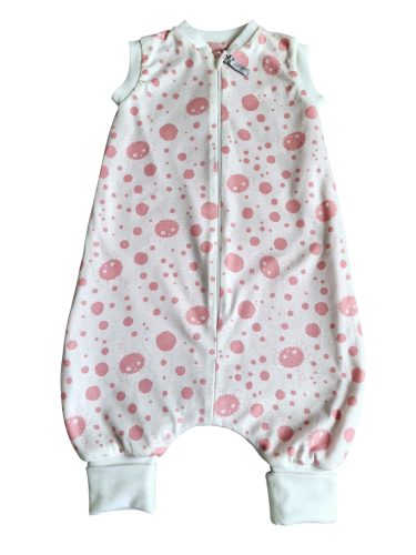 Wikids Hálózsák tipegő #pamut #2 rétegű #74-80 #púder szörnyecske