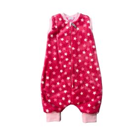   Wikids Hálózsák tipegő #wellsoft-polár #2 rétegű #74-80 #pink-rózsa csillagos