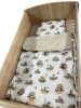 Wikids 3 részes ágyneműgarnitúra - Csónakázó állatok bézs