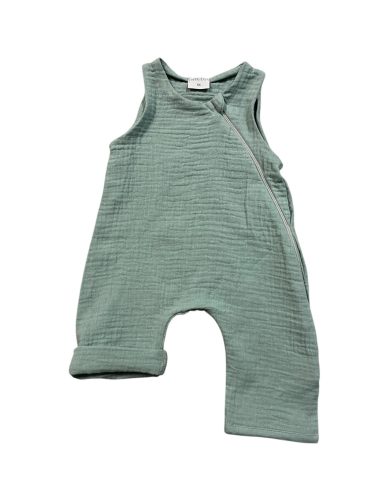 Wikids ujjatlan pamut - pelenka anyag cipzáras rugi #56 zsálya