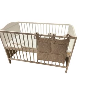 Wikids Zsebes tároló - Puplin - bézs fehér pöttyös