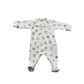   Wikids pamut hosszú ujjú cipzáras rugi #50 mogyi réti virágos