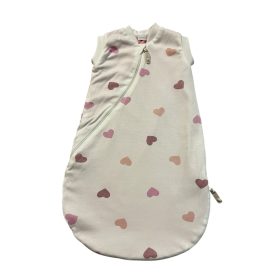   Wikids pamut hálózsák 2 rétegű ujjatlan #56-62 szívecskés