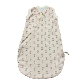   Wikids pamut hálózsák 2 rétegű ujjatlan #56-62 púder-bézs rókás