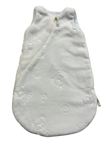 Wikids wellsoft 2 rétegű hálózsák #56-62 fehér macis tappancsos