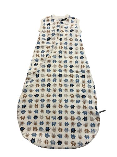 Wikids pamut hálózsák 2 rétegű #80-86 v.kék-szürke elefántos