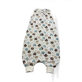   Wikids pamut hálózsák tipegő 2 rétegű #74-80 v.kék-mogyi pöttyös macis