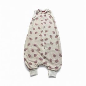   Wikids pamut hálózsák tipegő 2 rétegű #86-92 bézs-mályva pöttyös sünis