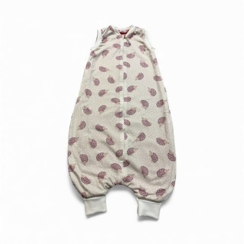 Wikids pamut hálózsák tipegő 2 rétegű #80-86 bézs-mályva pöttyös sünis