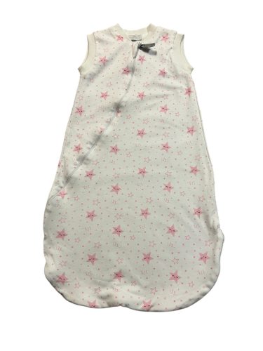 Wikids pamut hálózsák 2 rétegű #68-74 fehér-rózsa csillagos