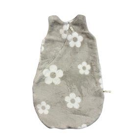   Wikids wellsoft hálózsák 2 rétegű ujjatlan #56-62 bézs-fehér virágos