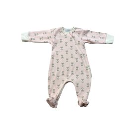   Wikids pamut hosszú ujjú cipzáras rugi #56 rózsa-bézs róka