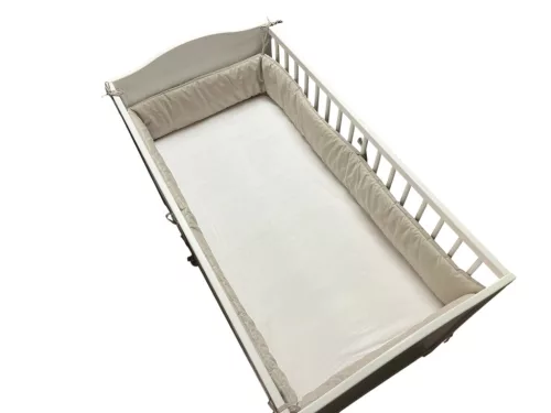 Wikids Ágyrácsvédőpánt puplin 360 cm bézs