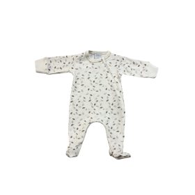 Wikids pamut hosszú ujjú cipzáras rugi #68 mogyi levelek