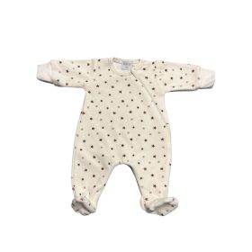   Wikids Rugi pamut hosszú ujjú cipzáras #62 mogyi apró csillagos