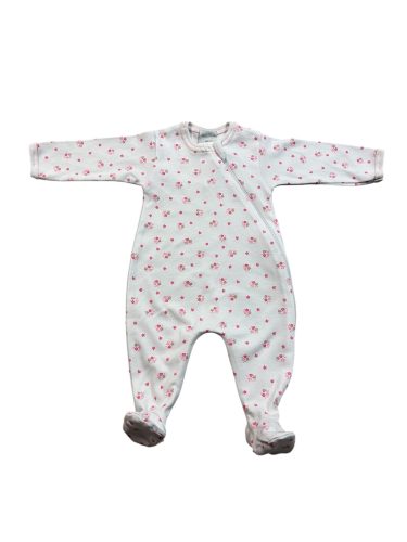 Wikids Rugi pamut hosszú ujjú #50 rózsa-bézs apró virágos