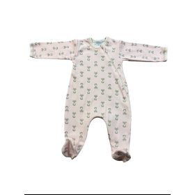   Wikids Rugi pamut hosszú ujjú #50 púder rózsa-bézs rókás