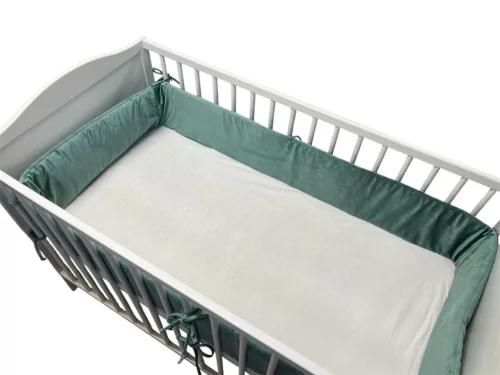 Wikids Ágyrácsvédőpánt velvet 420 cm olív zöld velvet