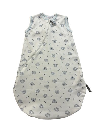 Wikids pamut hálózsák 1 rétegű #62-68 s.kék alvó macifej