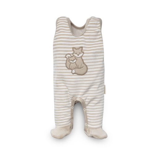 Kenguru Gold Rugi plüss ujjatlan patentos #62 mogyoró-csíkos Róka #1034