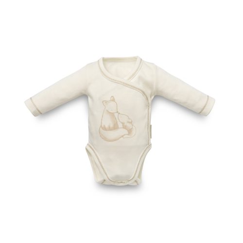 Kenguru Gold Body pamut organikus hosszúujjú #50-56 Ekrü Róka #1193