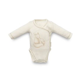   Kenguru Gold Body pamut organikus hosszúujjú #56-62 Ekrü Róka #1194