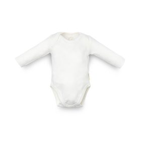   Kenguru Gold Body pamut organikus hosszúujjú békanyakú #56-62 #Ekrü #1274