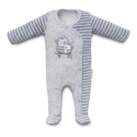   Kenguru Gold Rugi plüss oldalt patentos #56 #Melange szürke csíkos bagoly #2043