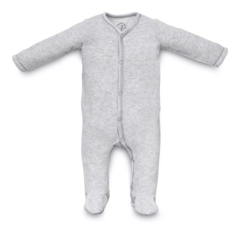 Kenguru Gold Rugi plüss elöl patentos #62 #Melange szürke #díszfedőzött #2064