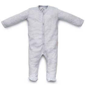   Kenguru Gold Rugi pamut hosszúujjú elöl patentos #56 #Melange szürke #2073