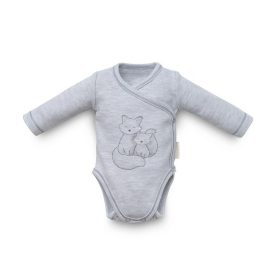   Kenguru Gold Body pamut hu #56-62 #Melange szürke róka #2154